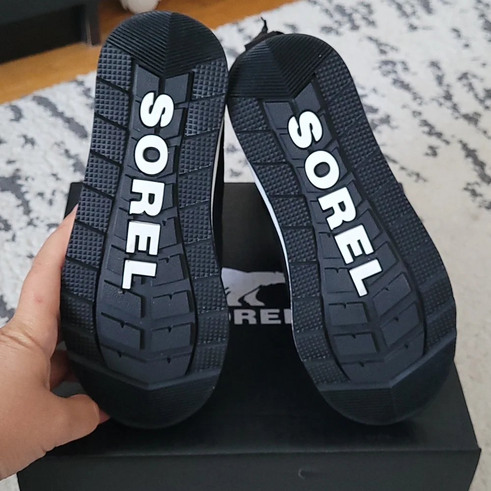 NWT Sorel Little Kids Whitney II Puffy Mid WP Boots Black - Picture 4 of 5